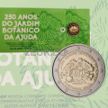 Portugal 2 euros BE 2018 - 250 ans depuis la fondation du jardin botanique d'Ajuda 