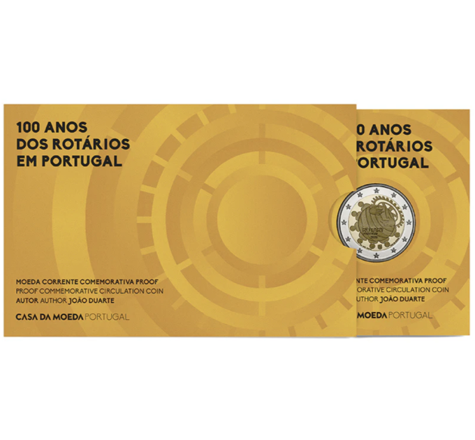Portugal 2 euros Proof 2026 - Centenaire de la Fondation Rotary au Portugal