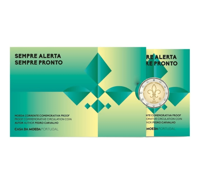 Portugal 2 euros Proof 2025 - Scoutisme mondial