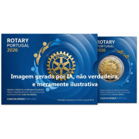 Portugal 2 euros Proof 2026 - Centenaire de la Fondation Rotary au Portugal
