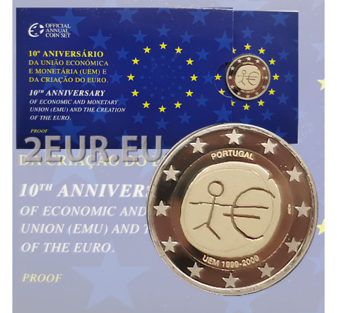 Portugal 2 euros BE 2009 - 10 Ans Euro - EMU  