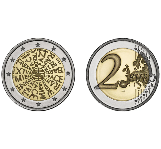 Portugal 2 euros BE 2023 - La paix entre nos mains