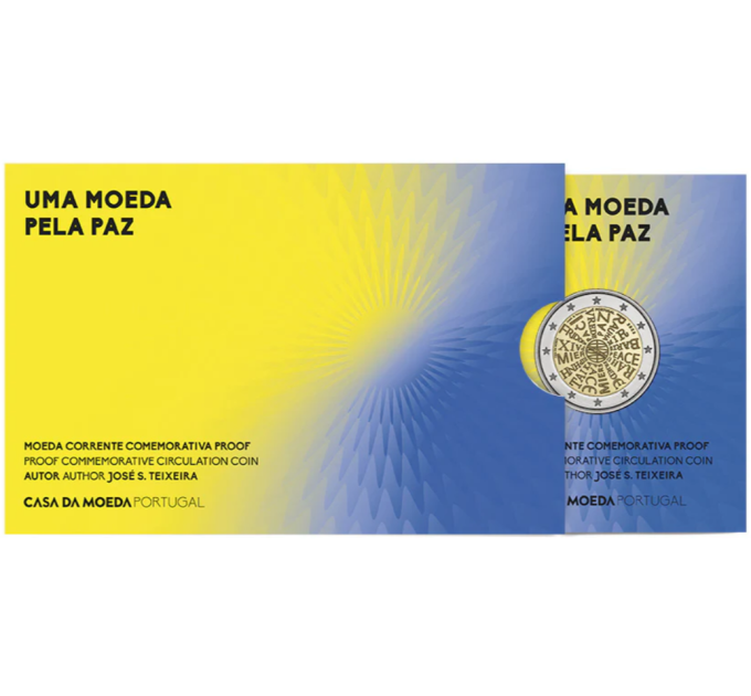 Portugal 2 euros BE 2023 - La paix entre nos mains