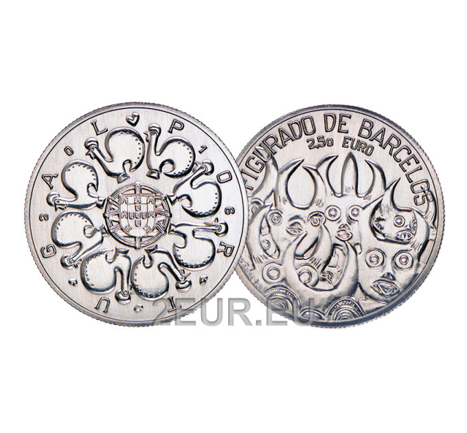 Portugal 2,5 euros UNC 2016 - Céramique Barcelos