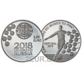 Portugal 2,5 euros UNC 2018 - Coupe du monde de football de la FIFA en Russie