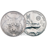 Portugal 5 euros UNC 2016 - Lynx ibérique