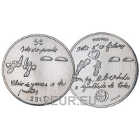 Portugal 5 euros UNC 2017 - La Jeunesse et l'Avenir