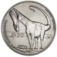 Portugal 5 euros UNC 2021 - Dinheirosaurus Lourinhanensis