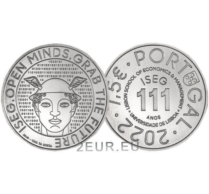 Portugal 7,5 euros UNC 2022 - 111 Years of the Lisbon School of Economics and Management - ISEG