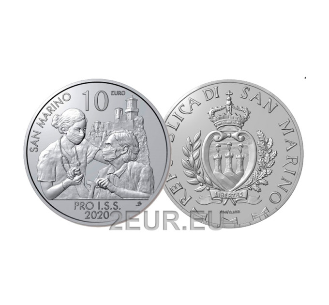 Saint-Marin 10 euros BU 2020 - Pro I.S.S