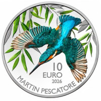 Saint-Marin 10 euros BU 2026 - Martin-pêcheur