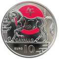 Saint-Marin 10 euros BU 2024 - Calendrier Lunaire Chinois - "Cheval"