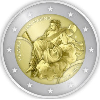 Saint-Marin 2 euros BU 2026 - 450 ans après la mort du Titien