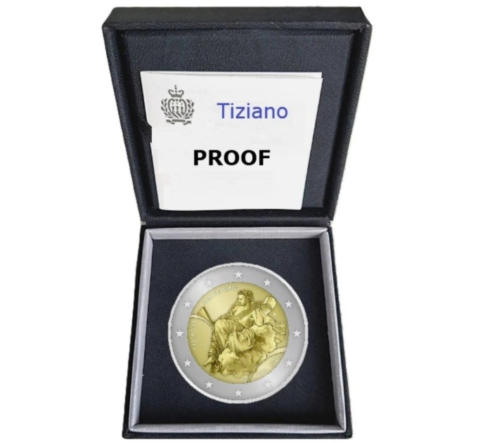 Saint-Marin 2 euros Proof 2026 - 450 ans après la mort du Titien