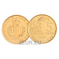 Saint Marin 5 euro UNC 2019 - "Réseau mobile 5G"