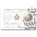 Saint-Marin 1 EURO BU 2012 - 1 EURO + TIMBRE