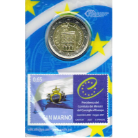 Saint-Marin 2 EURO BU 2012 + Timbre