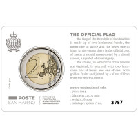 Saint-Marin 2 EURO BU 2024 - Drapeau de la République de Saint-Marin