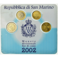 Saint-Marin BU 2002 - 20+50 cent +1+2 euro