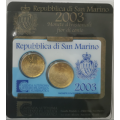 Saint-Marin BU 2003 - 20+50 cent
