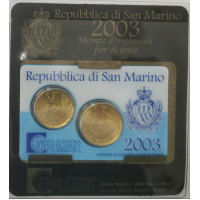 Saint-Marin BU 2003 - 20+50 cent
