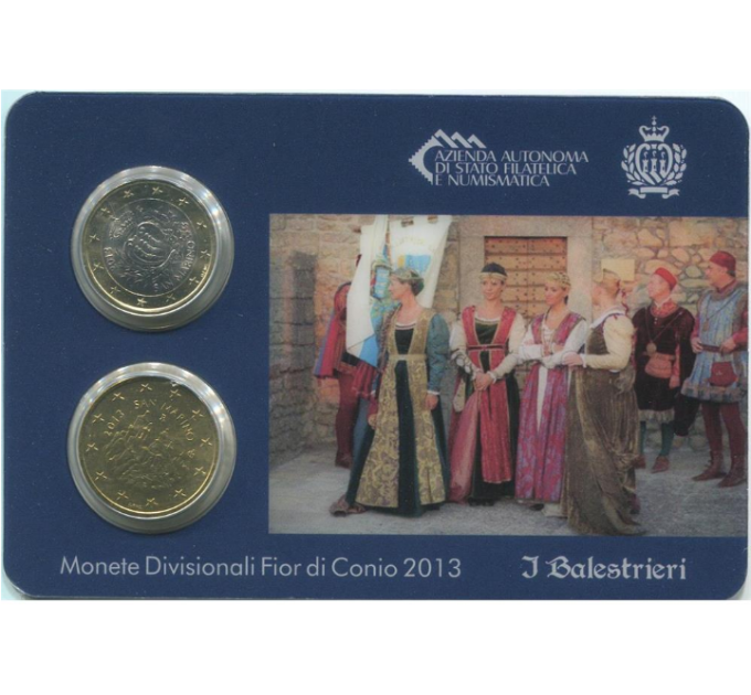 Saint-Marin BU 2013 - 1euro+50 cent