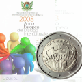 Saint-Marin 2 euros BU 2008 - Année européenne du dialogue interculturel