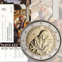 Saint-Marin 2 euros BU 2024 - 530e anniversaire de la mort de Ghirlandaio
