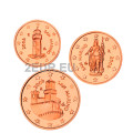 Saint Marin 1,2,5 cent  UNC 2006