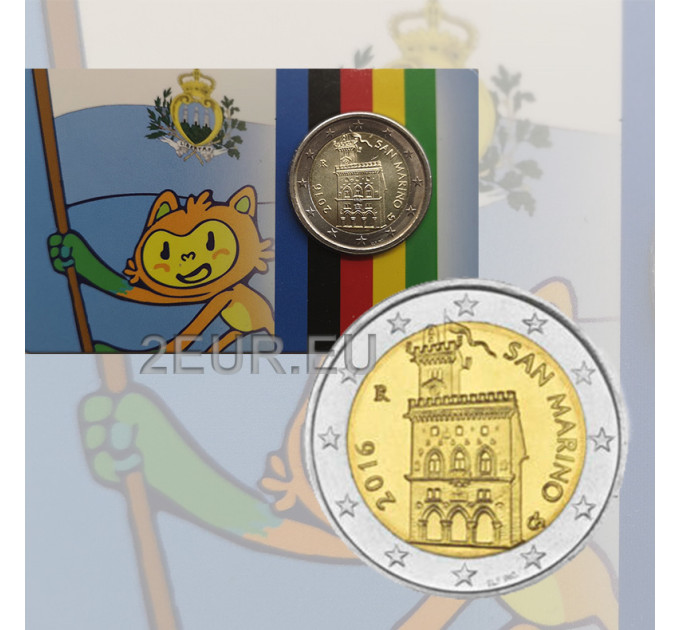 Saint Marin 2€ BU 2016 - "équipe nationale" C/C