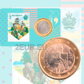 Saint Marin 2019 - 1€ BU C/C №3 + Tampon