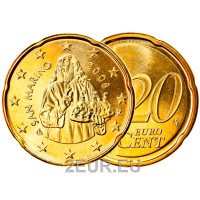 Saint Marin 2008 - 20 cent UNC