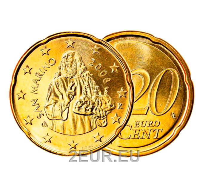 Saint Marin 2008 - 20 cent UNC
