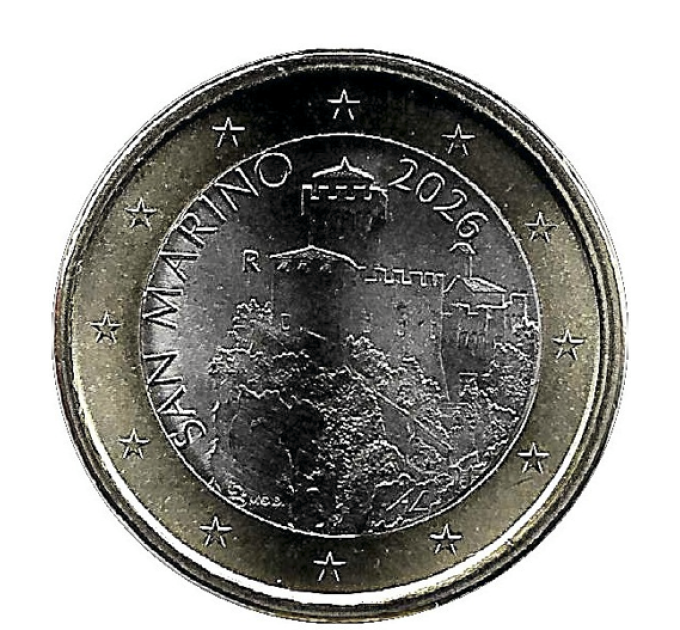 Saint Marin 1 Euro UNC 2026