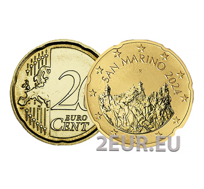Saint Marin 20 centimes UNC 2024