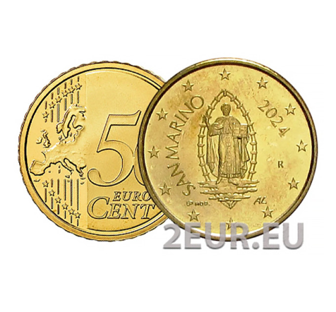 Saint Marin 50 centimes UNC 2024