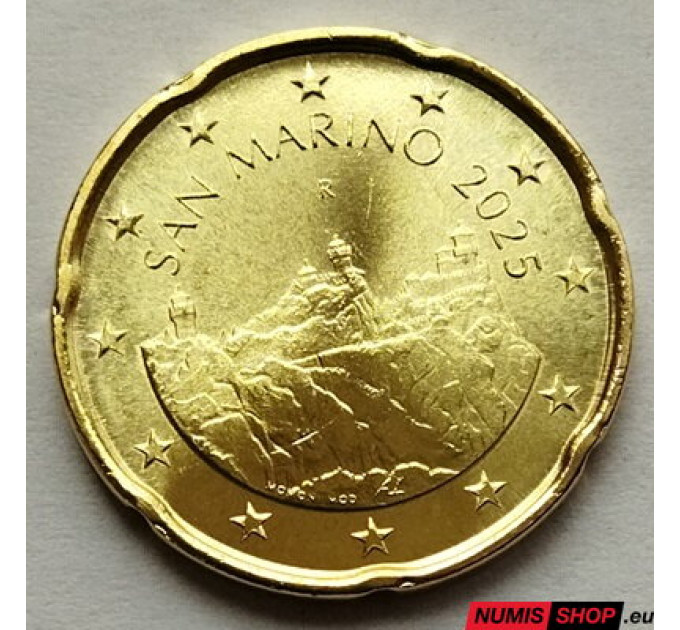 Saint Marin 20 centimes UNC 2025