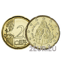 Saint Marin 20 centimes UNC 2016