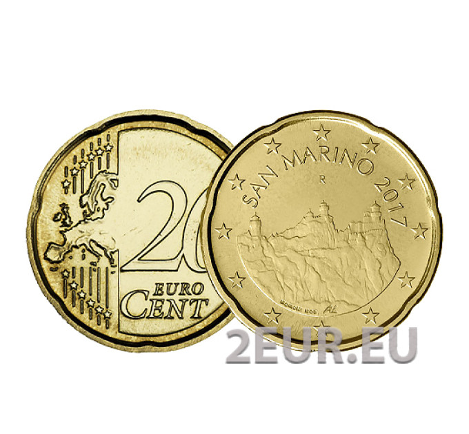 Saint Marin 20 centimes UNC 2017