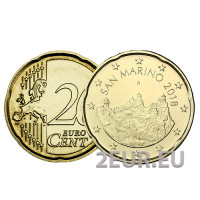 Saint Marin 20 centimes UNC 2018