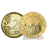 Saint Marin 20 centimes UNC 2023