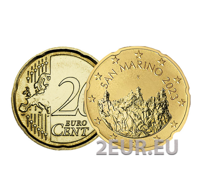 Saint Marin 20 centimes UNC 2023