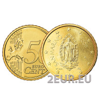 Saint Marin 50 centimes UNC 2008