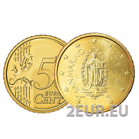 Saint Marin 50 centimes UNC 2018