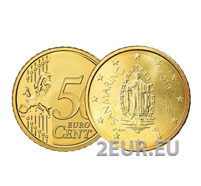 Saint Marin 50 centimes UNC 2019