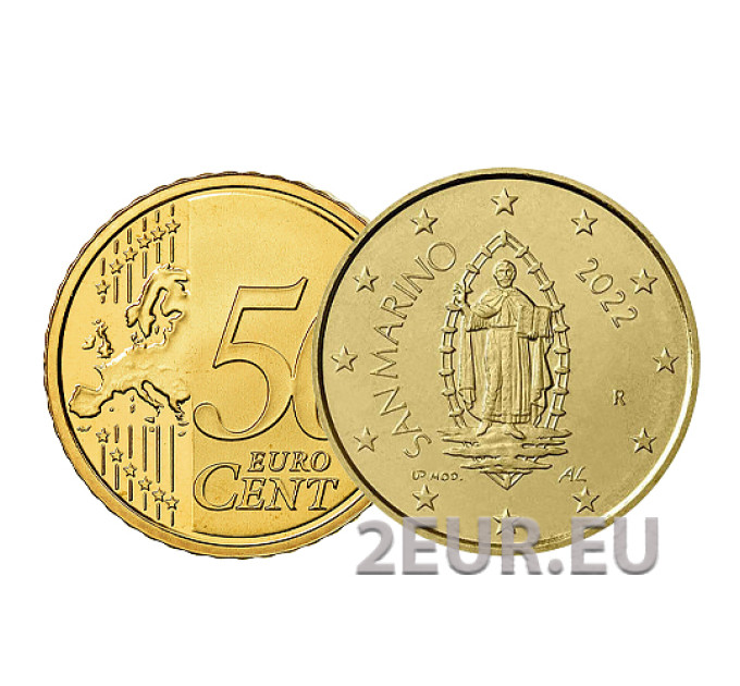 Saint Marin 50 centimes UNC 2022