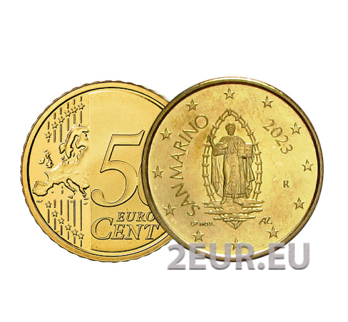 Saint Marin 50 centimes UNC 2023