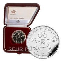 Saint Marin 5 euros BE 2017 - Jeux des Petits Etats d'Europe à Saint-Marin  