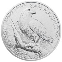  Saint Marin 5 euros BU 2025 - Faucon pèlerin