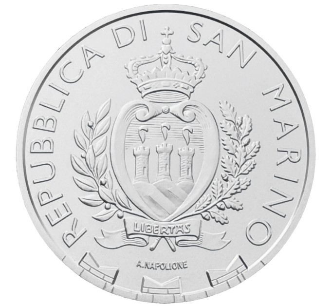  Saint Marin 5 euros BU 2025 - Faucon pèlerin